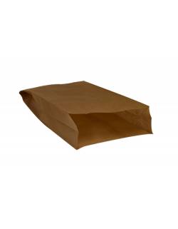 Popieriniai maišeliai maistui 18/6x33 rudi ,33 gsm 100 vnt/pak,