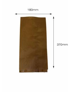 Popieriniai maišeliai maistui 18/6x33 rudi ,33 gsm 100 vnt/pak,