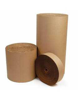 Double-layer corrugated cardboard rolls