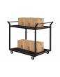 Transport Trolley with 2 Shelves – 60 x 90 cm