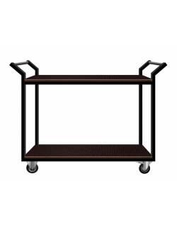 Transportavimo vežimėlis 60x90cm su 2 lentynomis