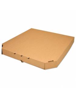 Kartoninė dėžė picai 420x420x35mm, Ruda