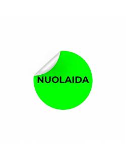 Lipnios, apvalios etiketės Ø47mm „NUOLAIDA“