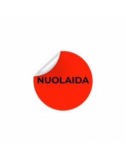 Lipnios, apvalios etiketės Ø47mm „NUOLAIDA“