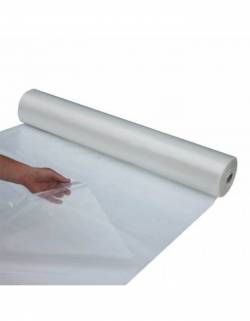 Polietileno Plėvelė, Pirminė 6m x 60m x 200my, Pusrankovė, Skaidri