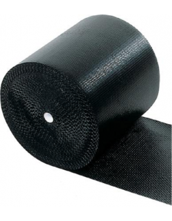 Juodos spalvos burbulinė plėvelė 300mm x 100m/50 gr/m2