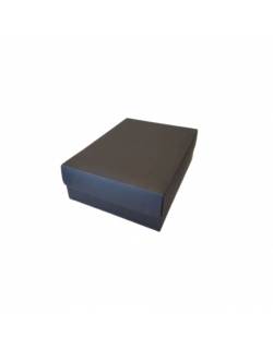 Two-Piece Black Cardboard Box 280x210x90 mm