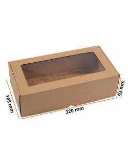 Dviejų dalių dėžutė su langeliu 320x165x93mm