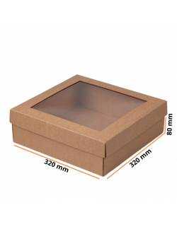 Two-part box with PVC 320x320x80mm | Ailena.lt