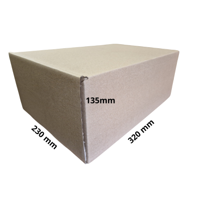 Kartoninė dėžutė 320x230x135 mm (M dydis)