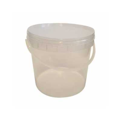 Kibirėlis plast. skaidrus 3,4 L ,150 vnt/pak