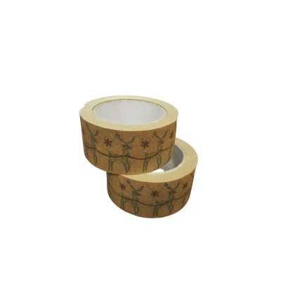 Christmas Kraft Tape 48mmx40m with "Deer" Print