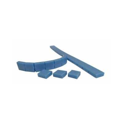 Apsauginės klijuojamos PE pagalvėlės 50mmx50mm/10mm 23vnt/pagalvėlių