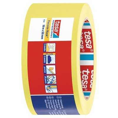 tesa® 04334 50mm x 50m Precision Mask® Dažymo juosta jautriems pavirš