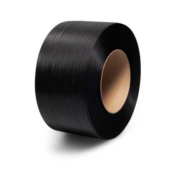 PP tvirtinimo juosta 16mm/0,6mm-1900m JUODA