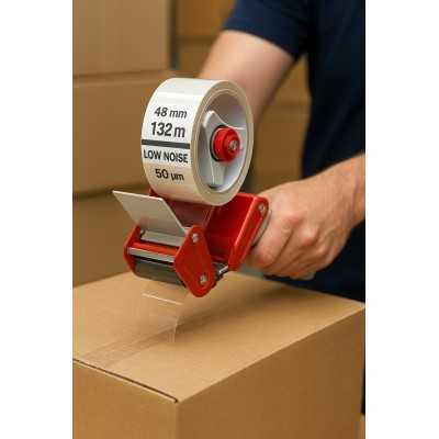 Sticky Tape 48 mm x 132 m – low noise, modified acrylic