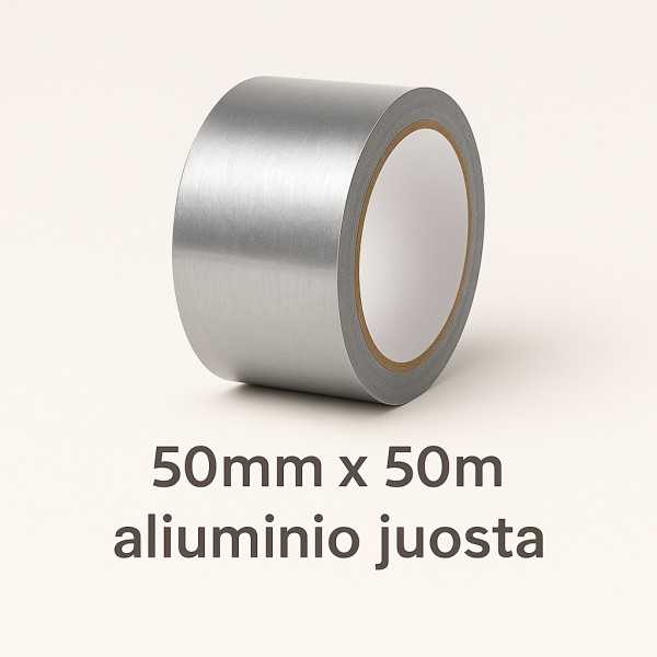 Adhesive aluminium tape 50mmx50m, 30my