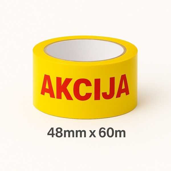 Adhesive Tape 48mm x 60m Yellow - AKCIJA