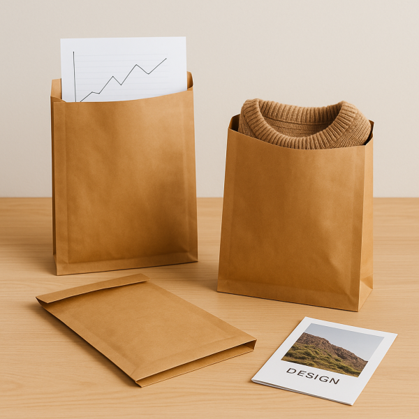 Eco craft paper envelopes 190x50x300mm