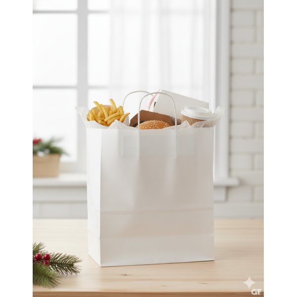 Paper shopping bag twist handles 400x160x450mm