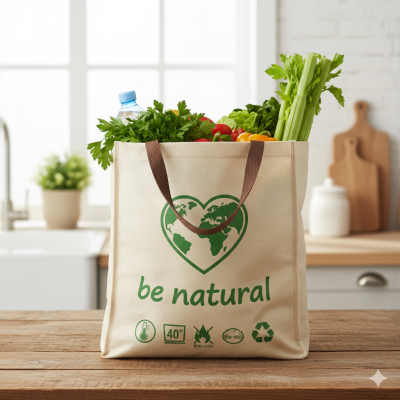 Bags PP "Be Natural" 50cm x 40cm x 15cm