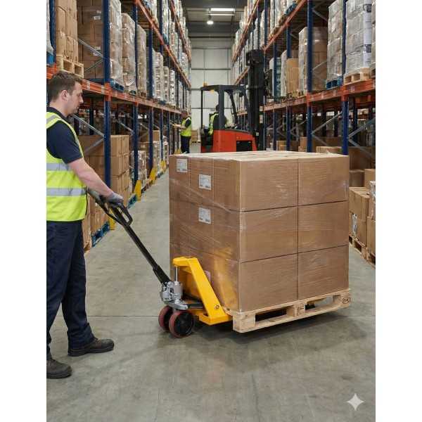 Standard hydraulic pallet truck HPT25, 1500mm