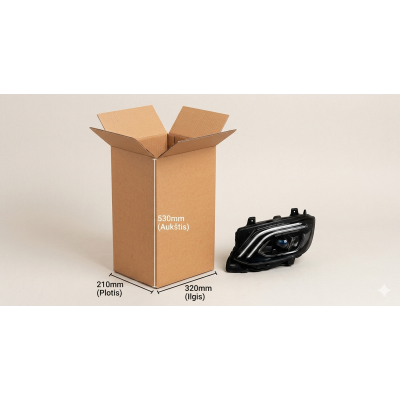 Cardboard box, 320x210x530 mm (L size),