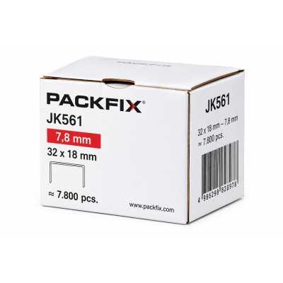Pakavimo kabės PACKFIX 32x18 mm | 7800 vnt. dėžėje