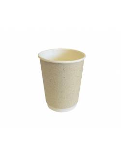 Eco-friendly grass paper cup 300 ml Ø90 mm Pack of 25 pcs